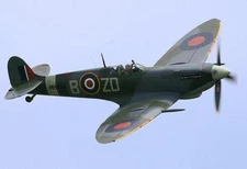 Supermarine Spitfire British RAF Fighter Aircraft Wood Model Large New