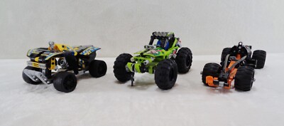 Lego Technic~ Black Champion, Quad bike, Desert Racer~ Pull & Go