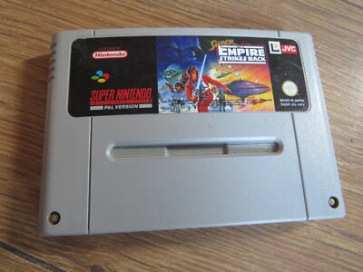 SUPER STAR WARS THE EMPIRE STRIKES BACK SUPER NINTENDO / SNES Cartridge