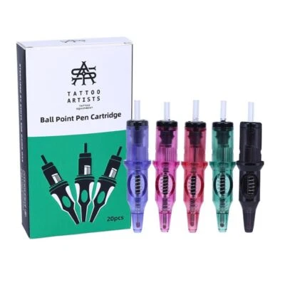 20pcs Easy to Use Tattoo Cartridge Needle Sketch Stippling for For Beginners