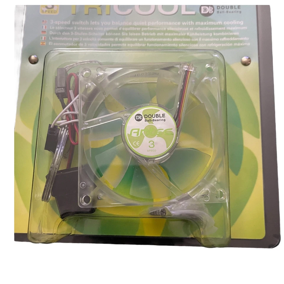 Antec 3 Speed Tricool 80 MM Cooling Fan New Factory Sealed Ships 1 Business Day - Image 2 of 4