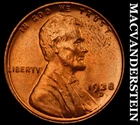1938-D Lincoln Wheat Cent- Choice Gem Brilliant Uncirculated Luster #J3483