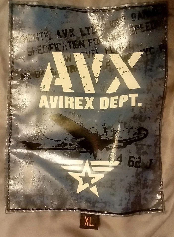 AVX AVIREX - GIUBBETTO IMBOTTITO - COLORE NERO - TAGLIAX L - Imagen 4 de 4