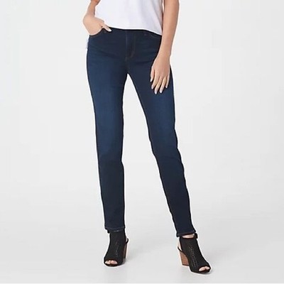 KUT From The Kloth Diana Fab Ab Skinny Jeans Dark Wash Raw Hem Womens Size 10