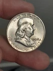 1958- D Franklin Half Dollar BU FBL #2