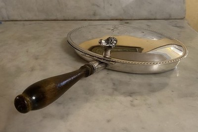 FB Rogers Silver Co 1883 Antique Silver Plated Silent Butler Crumb Catcher