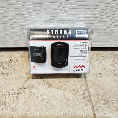 NIP Cat Eye Strada Slim CC-RD300W Wireless Bike Computer 8 Functions Odometer 