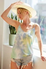 BiBi Tie Dye French Terry Sleeveless Top