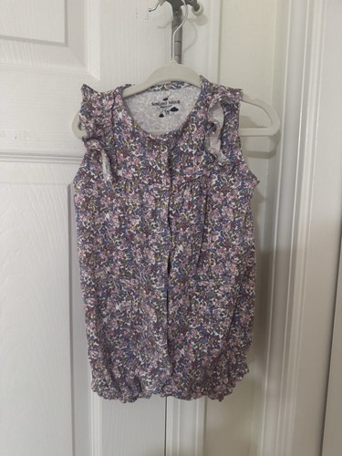 Sergent Major Floral Romper Size 12m Short Sleeve