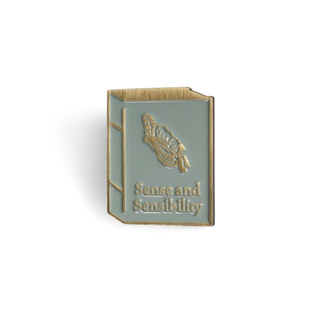 Pin Badge - Pulteney Press (Jane Austen) by HALF MOON BAY (General merchandise)