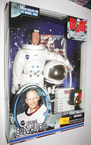 GI Joe Buzz Aldrin Astronaut Figure 35 Anniversary of the Moon Landing NEW