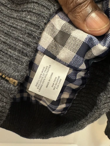 Orvis Jacket Zip 100% Wool Casual Men’s Size Large - Picture 8 of 11