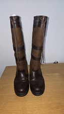DUBARRY GALWAY WALNUT EXTRA FIT GORETEX BOOTS SIZE EU 37 UK 4 PRE OWNED