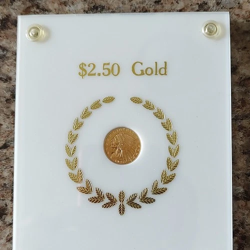 1925 $2.50 Gold Quarter Eagle Indian Head US Coin Pre-1933 Uncertified