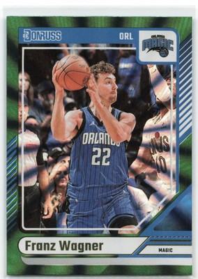 2024-25 Donruss Franz Wagner Green Lazer #179 Orlando Magic