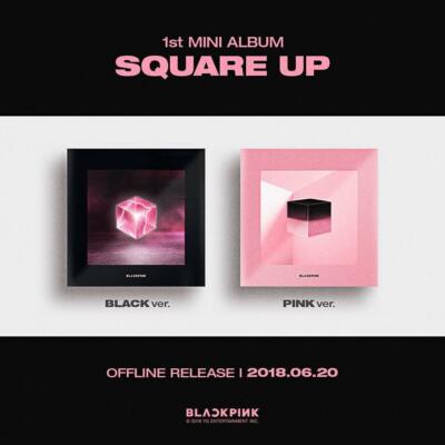 BLACKPINK - SQUARE UP [Pink+Black ver. SET] 2CD+Photobook+