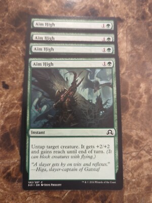 (4) Aim High *PLAYSET* NM MTG Shadows over Innistrad Regular