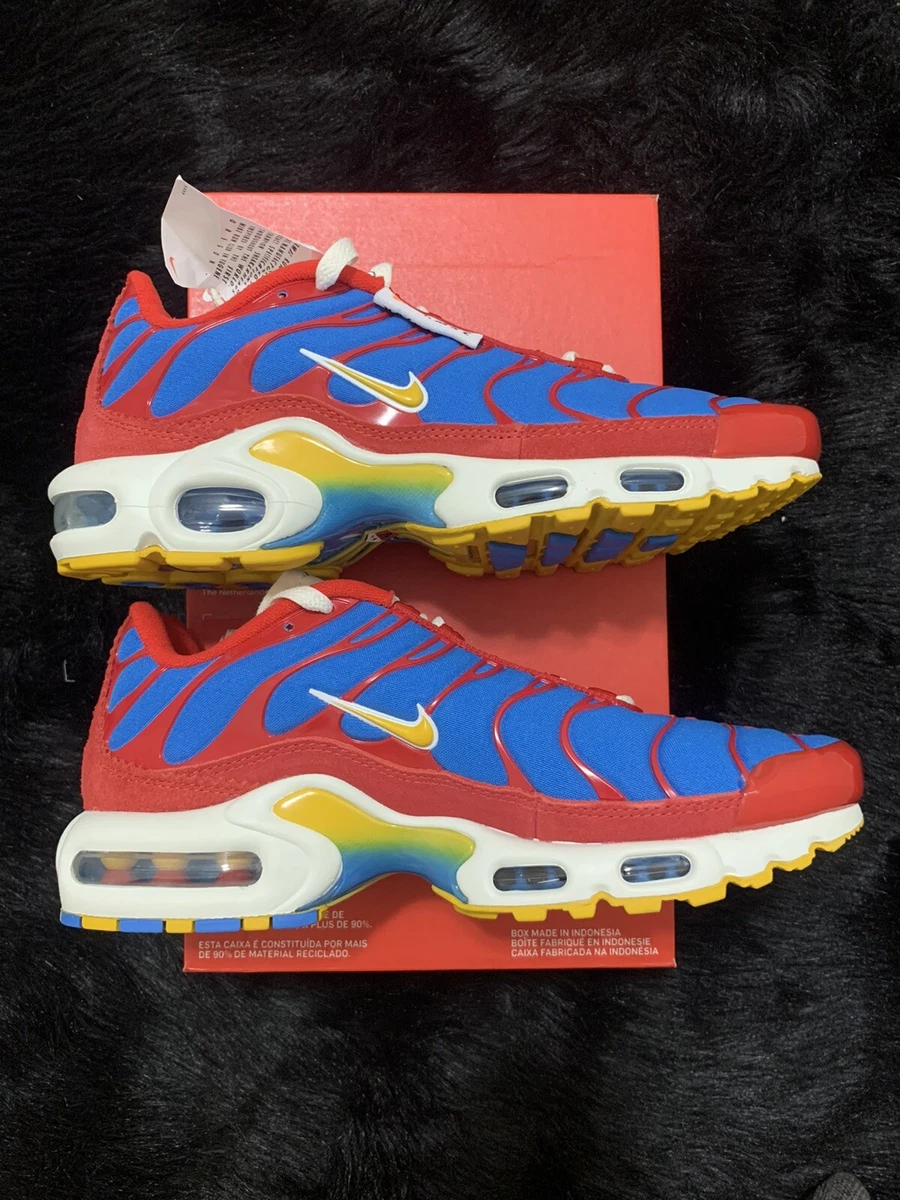 Air max plus red and yellow cheap