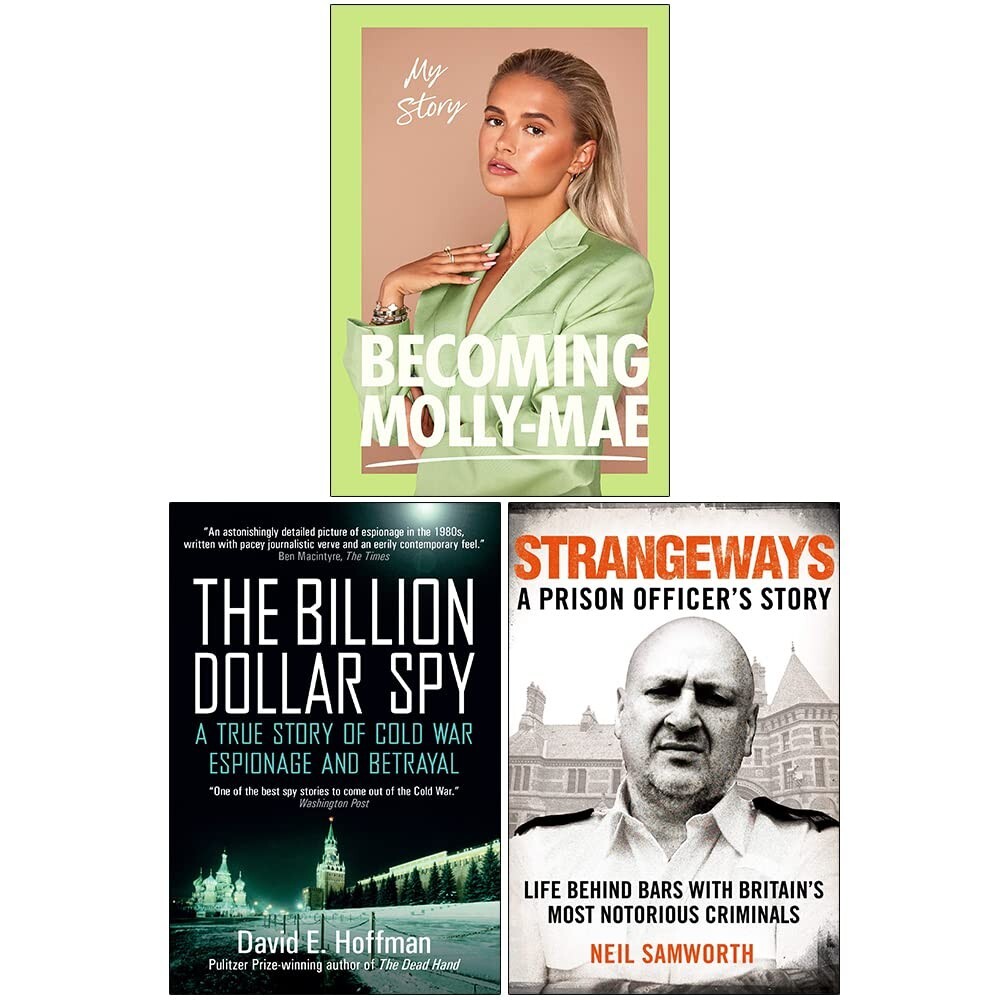 Becoming Molly-Mae, Strangeways, Billion Dollar Spy David E. Hoffman 3 Books Set