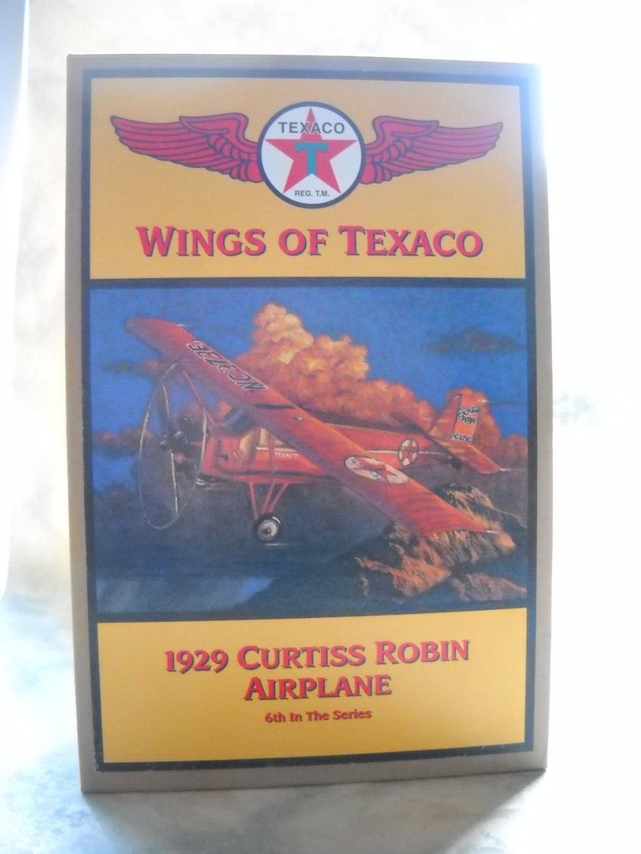 Ertl Wings of Texaco 1929 Curtiss Robin Plane NC373E Diecast Plane