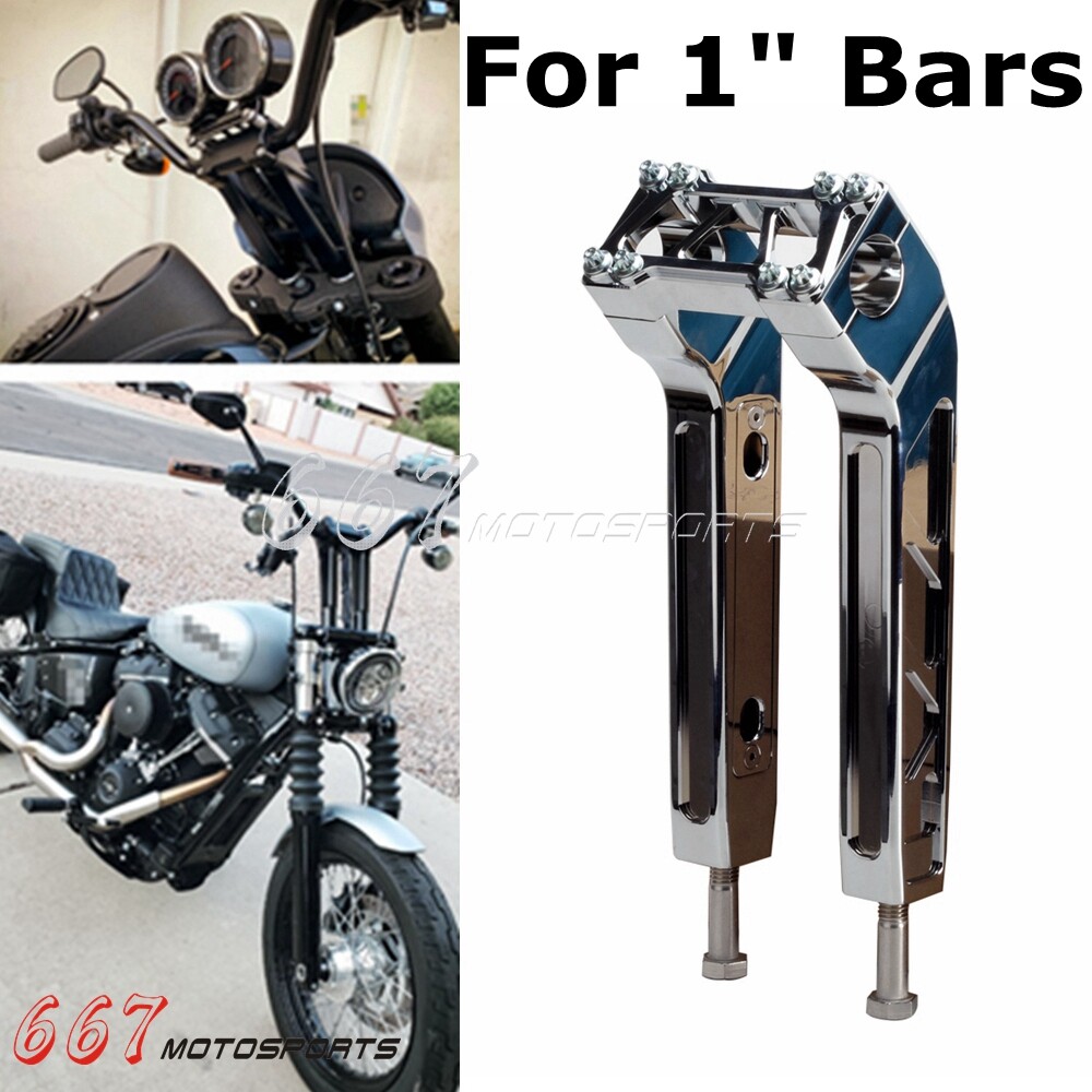 4 Inch Handlebar Riser 1 Inch Clamp Compatible With Softail - View #7