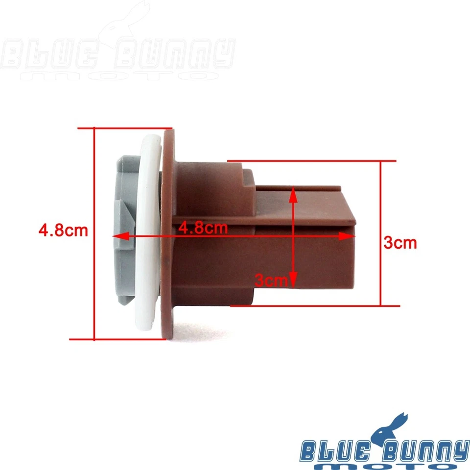 ATV Brown Tail Light Socket Plug For Polaris RZR 800 S 4 RZR 900XP 4011101 RZR 4 - Image 2 of 4
