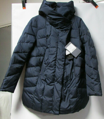 Finn Flare Damen Steppjacke NEU Langarm Kapuze Cosmic blue, Gr. 2XL