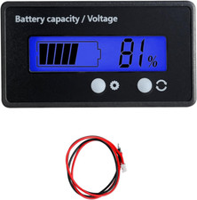 Golf Cart Battery Meter 12V-84V with LCD Display  Waterproof Design