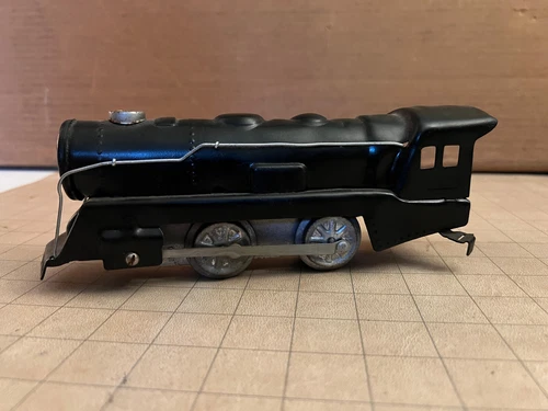 Vintage Marx Tin Wind Up Locomotive O-27 0-4-0. Untested