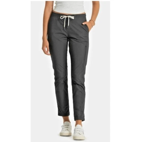 Vuori Pants Womens Charcoal Gray Ripstop Organic Cotton Hiking Casual Trek Sz S