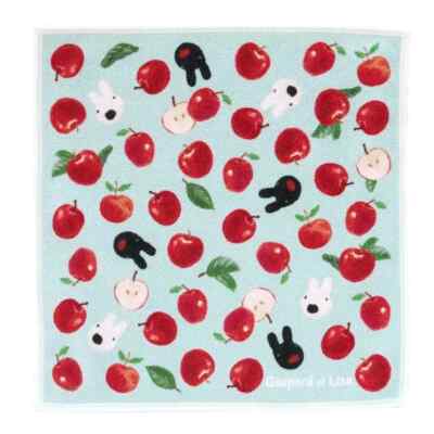 Gaspard and Lisa Smartphone/Glasses Cleaning Handkerchief ''POMMES'' Blue JP LTD