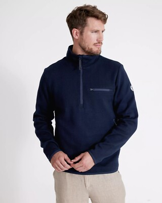 Holebrook Herren Jonte T-Ausschnitt winddicht marineblau