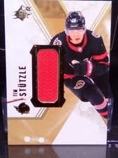 2021-22 Upper Deck SPx Tim Stutzle Patch  #66 Game Used