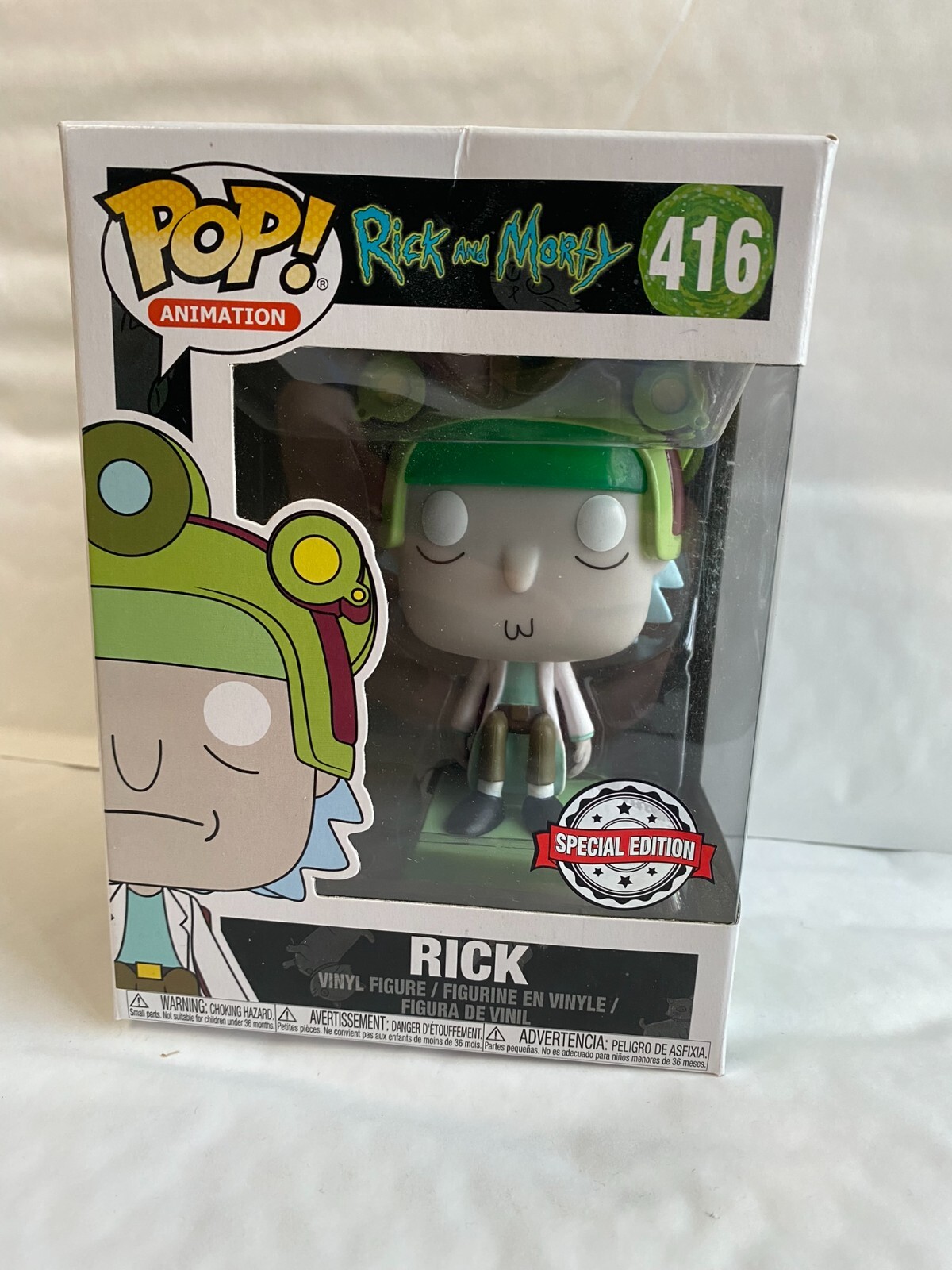Nuevo En Caja Vinilo Funko Pop Rick And Morty #416 Rick Exclusivo Serie De Animación Figuras