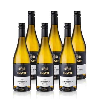 Chardonnay trocken 2023 GLATT | Weißwein Kaiserstuhl/Baden | Fruchtig-Pikant 6x