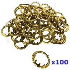 Neu &Ouml;sen Uhr Schl&uuml;sselloch Zifferblatt Messingoptik 12mm Antik Uhr Reparatur 100tlg