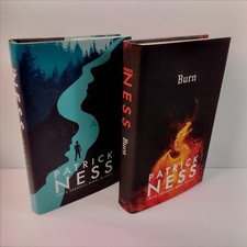 Release & Burn - Patrick Ness (2 x HC Books) (Dragons in 1950's America) Fantasy