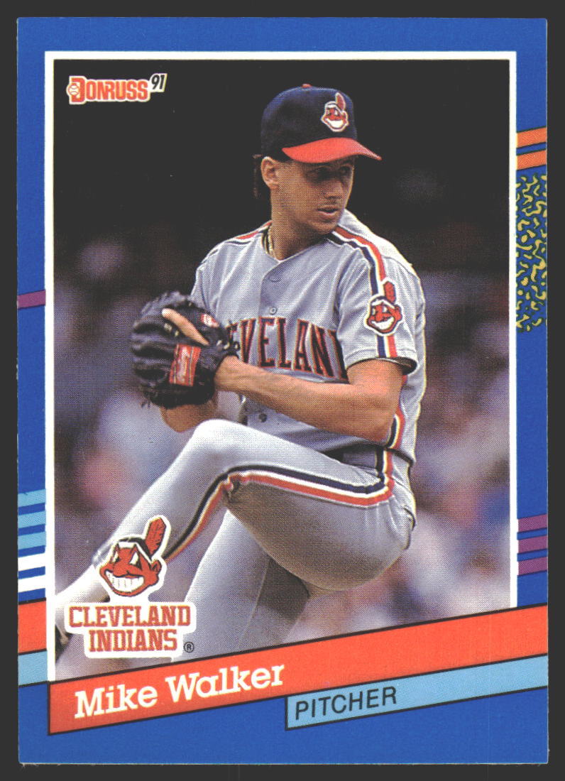 Mike Walker #61b 1991 Donruss Cleveland Indians