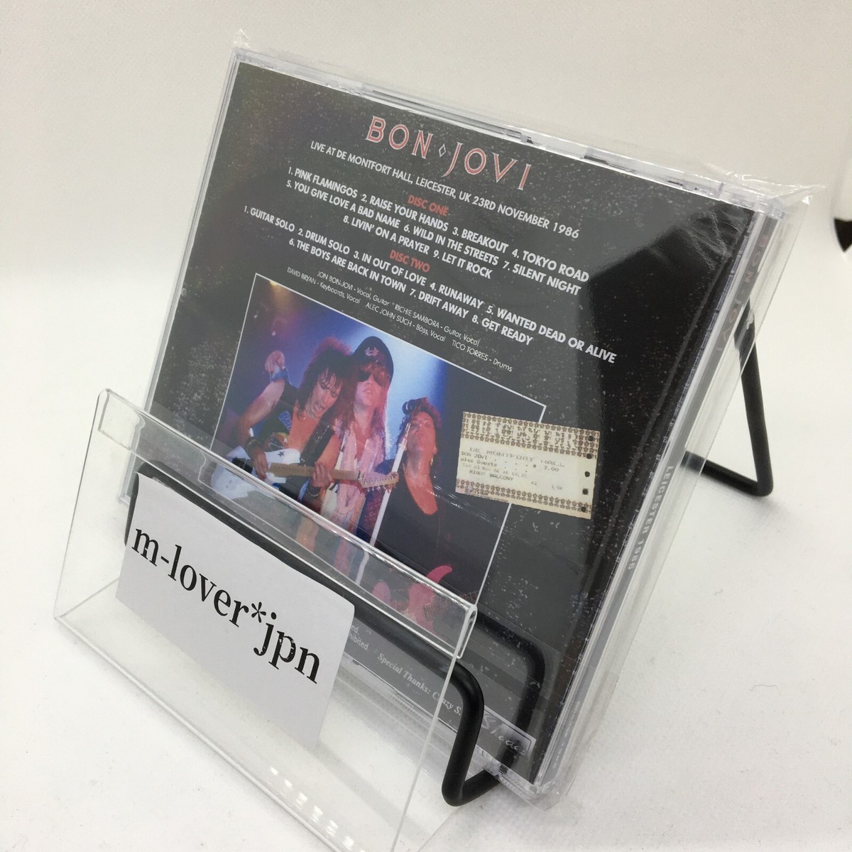 BON JOVI - LEICESTER 1986 (2CD) | eBay