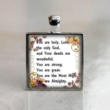 You are holy, Lord, the only God St. Francis of Assisi Prayer - Catholic Medal