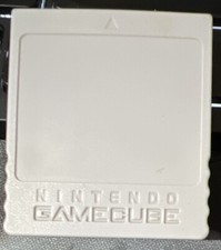 Official Genuine OEM Nintendo Gamecube Memory Card 59 Blocks Grey DOL-008