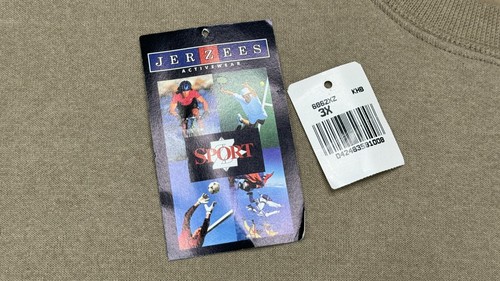 Jerzees Activewear Sport Vtg Men's Made In USA Long Sleeve Sweatshirt Size 3X - Picture 4 of 11