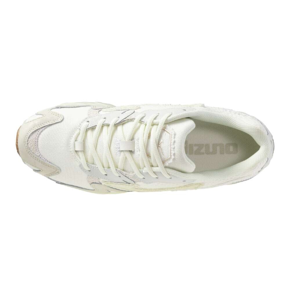 Mizuno Wave Rider 10 Sashiko Off White width 2E D1GA246301