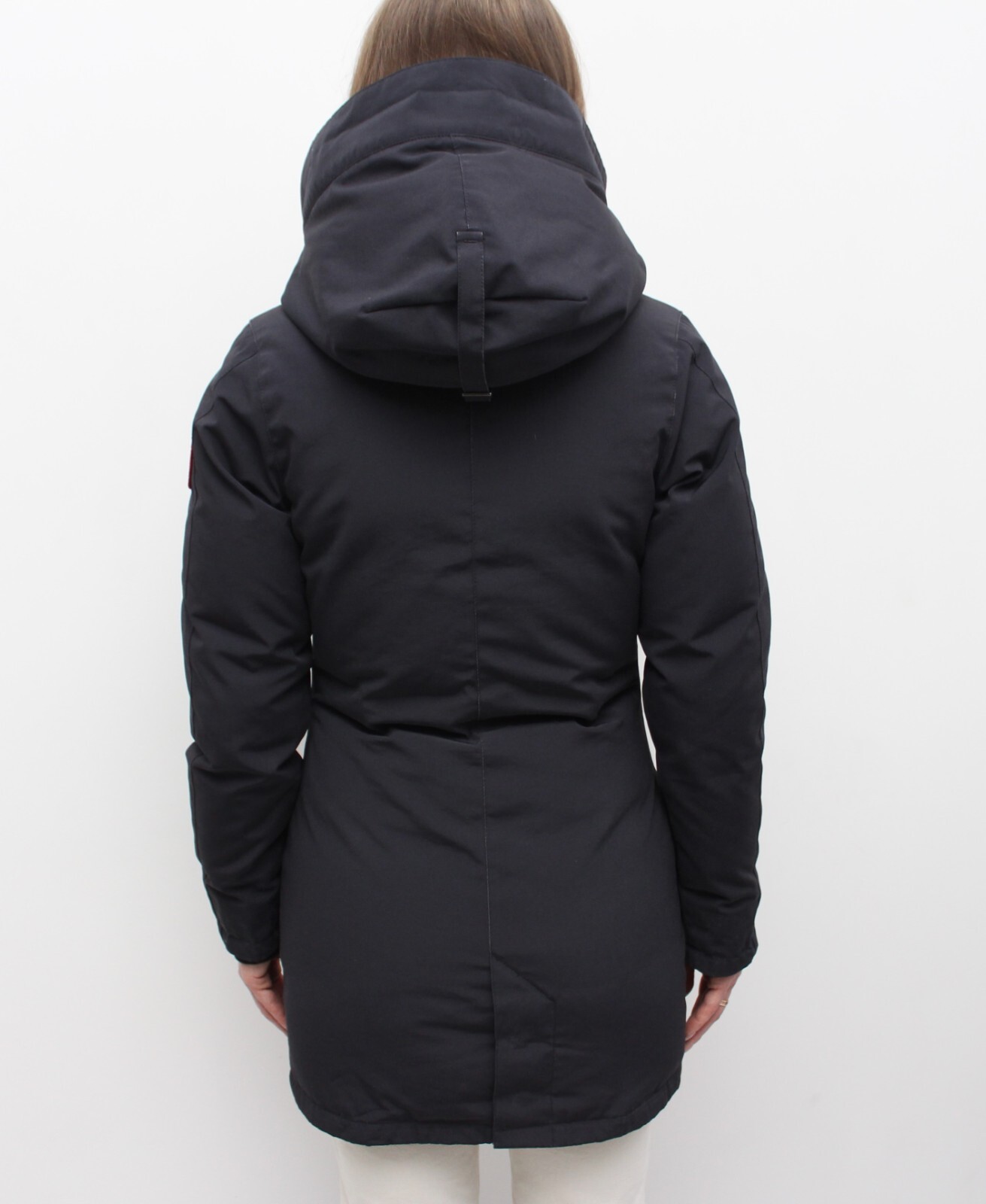 Women's CANADA GOOSE Victoria Parka Down Puffer Jacket Coat Navy Size XS image 7