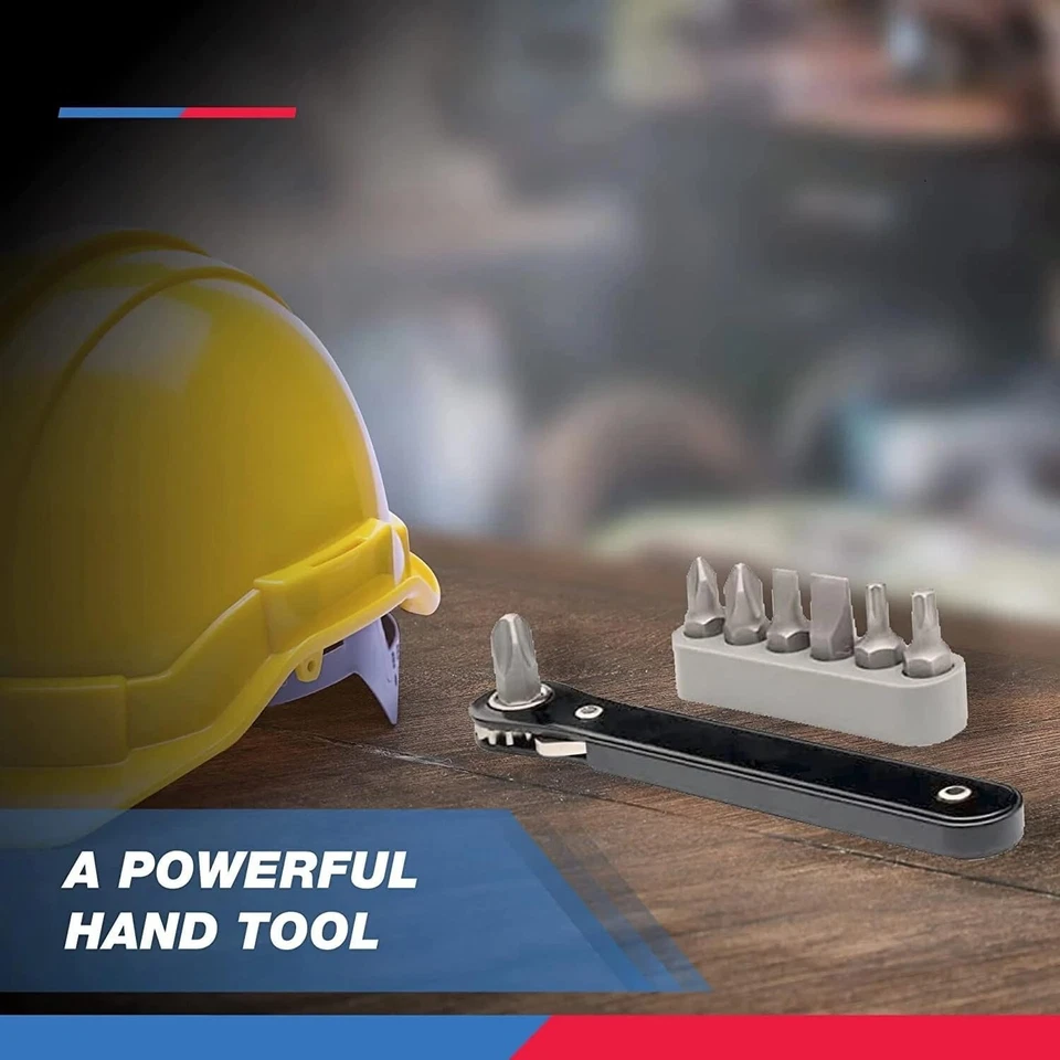 NEIKO 03044A 1/4-Inch Drive Mini Ratchet Screwdriver Set, 8 Pc, Cr-V Steel, Tigh - Image 2 of 4