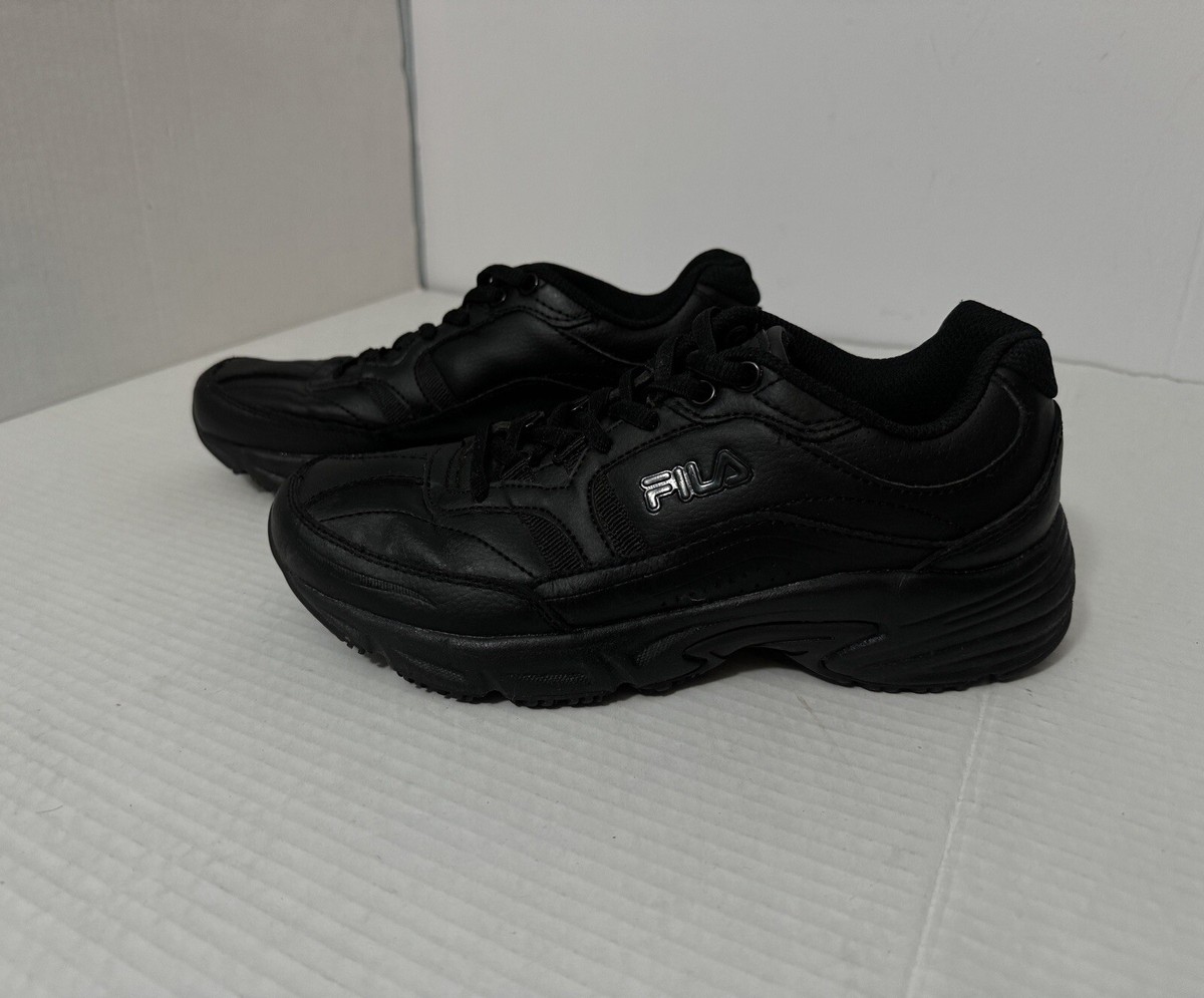 Mens Fila Memory Workshift Sneakers, Size 7. All Blacked Out  display picture 1
