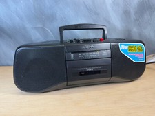 Sony CFS-B15 AM/FM Radio Cassette Recorder Portable Boombox Stereo