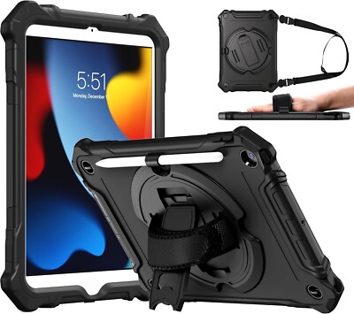 ZtotopCases for iPad 9th/ 8th/ 7th Generation 10.2 inch, Shockproof Black