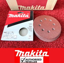 Image of 10pcs Makita 125mm Sanding Disc Hook&Loop BO5031 BO5021 BO5012/10 Sanders-80Grit