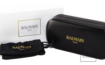 BALMAIN 2103 Black Gunmetal Oversized Unisex Aviator Metal  display picture 3